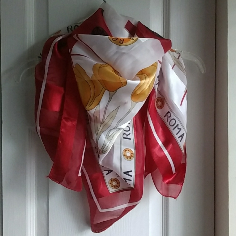 Red & White Fashion Scarf